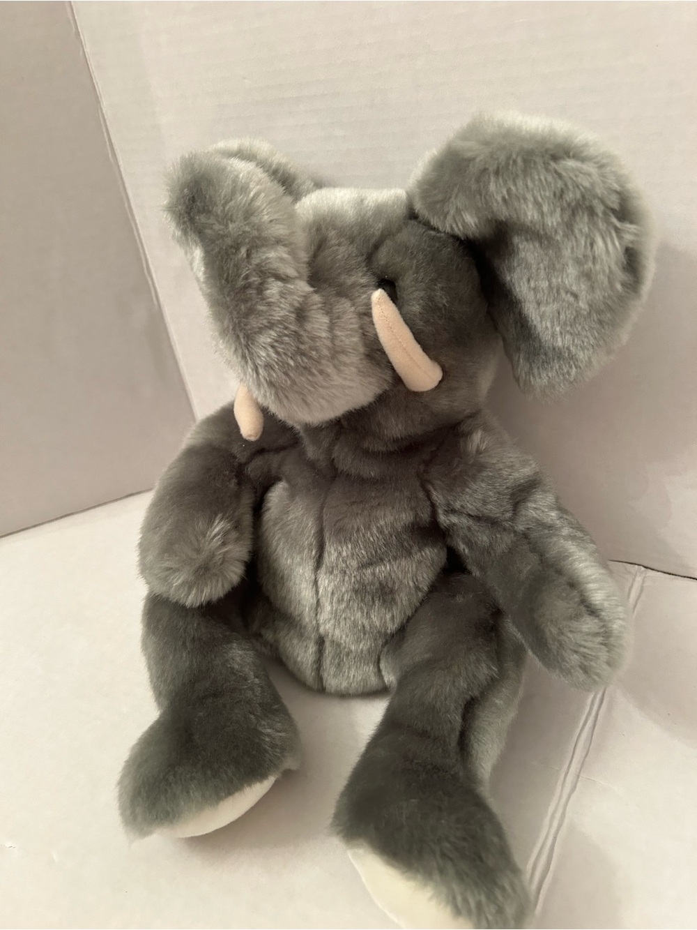 Plush Gray Elephant Hand puppet Plush